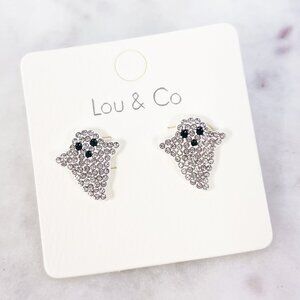 Rhinestone Ghost Earrings